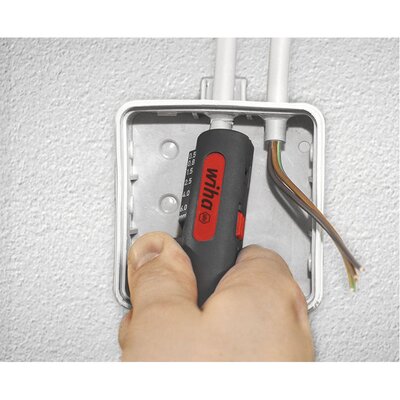 Multi-Tool do ściągania izolacji kabli o przekroju okrągłym, 44242 - aplikacja