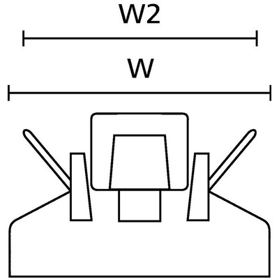 Element mocujący do płaskich przewodów taśmowych,151-16500 - schemat 2