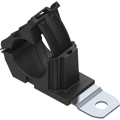 Obejma zaciskowa Ratchet P-Clamp 19,4-36 mm, kolor czarny, 151-01475