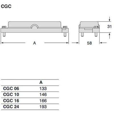 Pokrywa zamykająca, CGC 16 - schemat1