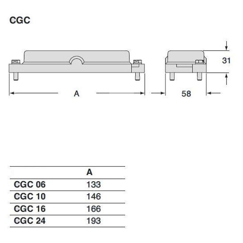 Pokrywa zamykająca, CGC 16 - schemat1