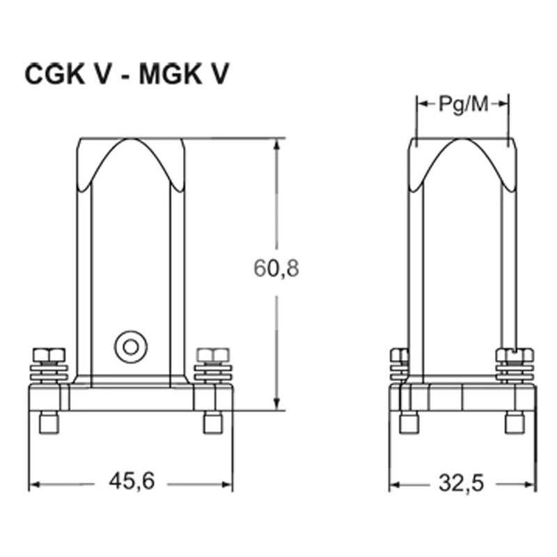Obudowa wtyku, MGK V20 - schemat1