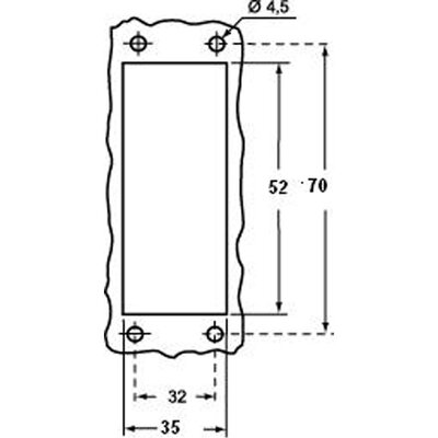 Obudowa gniazda, CHI 06 LC - schemat 1
