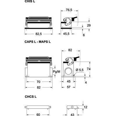 Obudowa gniazda, MAPS 06LS232 - schemat1