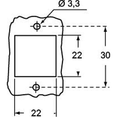 Obudowa gniazda, CKAX 03 APS - schemat2