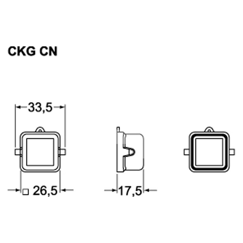 Pokrywa zamykająca, CKG 03 CN - schemat1