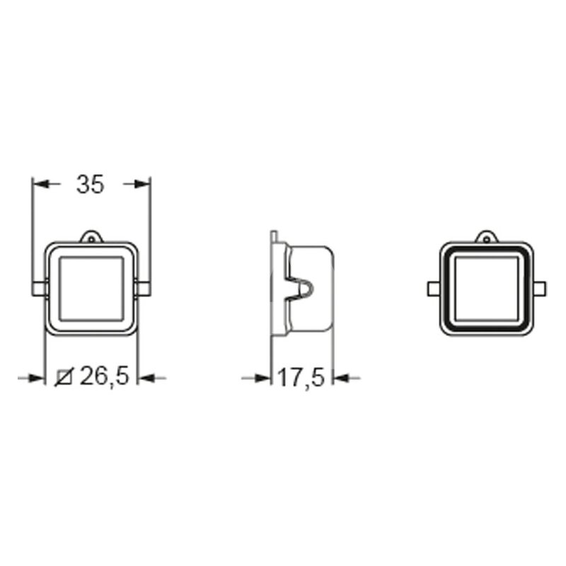 Pokrywa zamykająca, CKH 03 C - schemat1