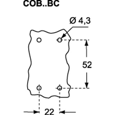 Podstawa modułowa do złacza, COB 10 BC - schemat2