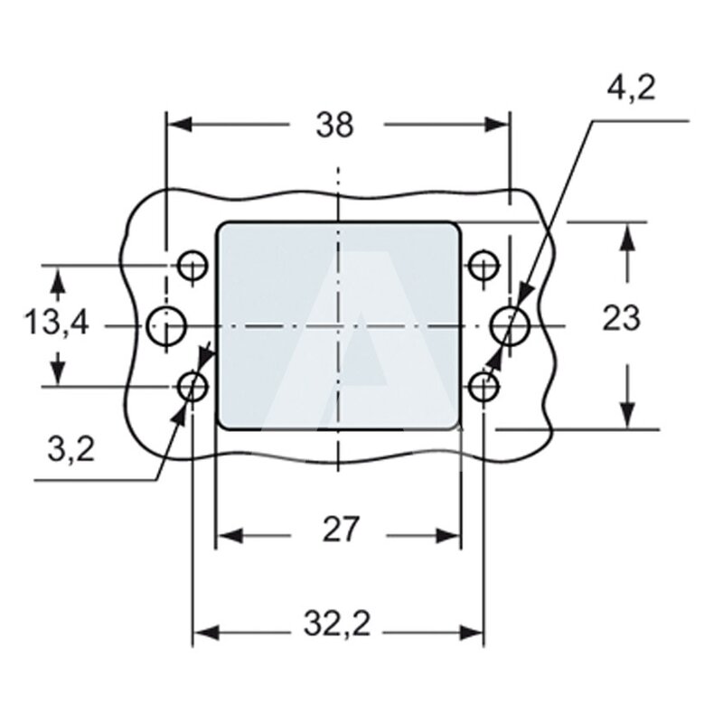 Obudowa gniazda, CQ 08 IAP - schemat1