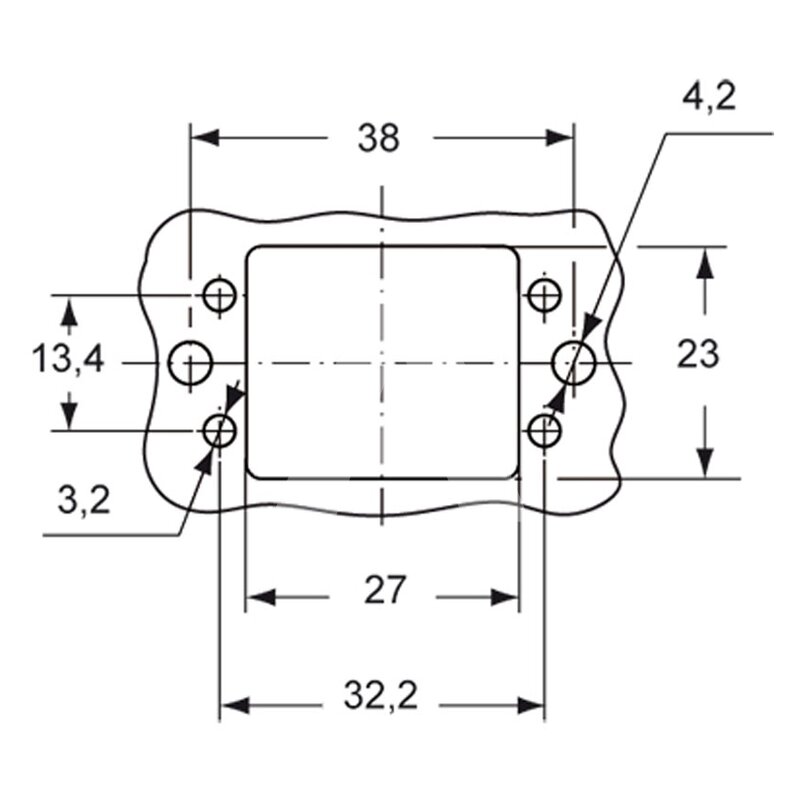Obudowa gniazda, CQS 08 IAP - schemat2