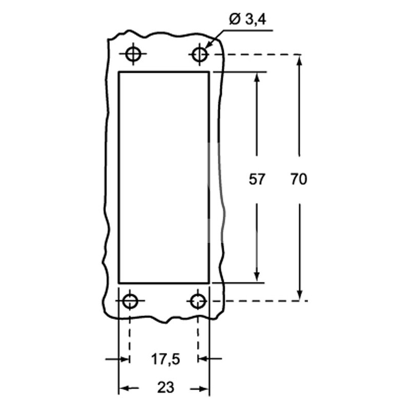 Obudowa gniazda, CZI 15 L - schemat1