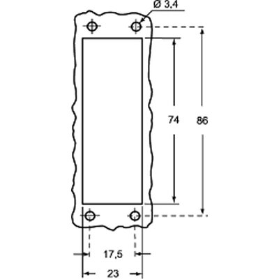Obudowa gniazda, CZI 25 L - schemat1