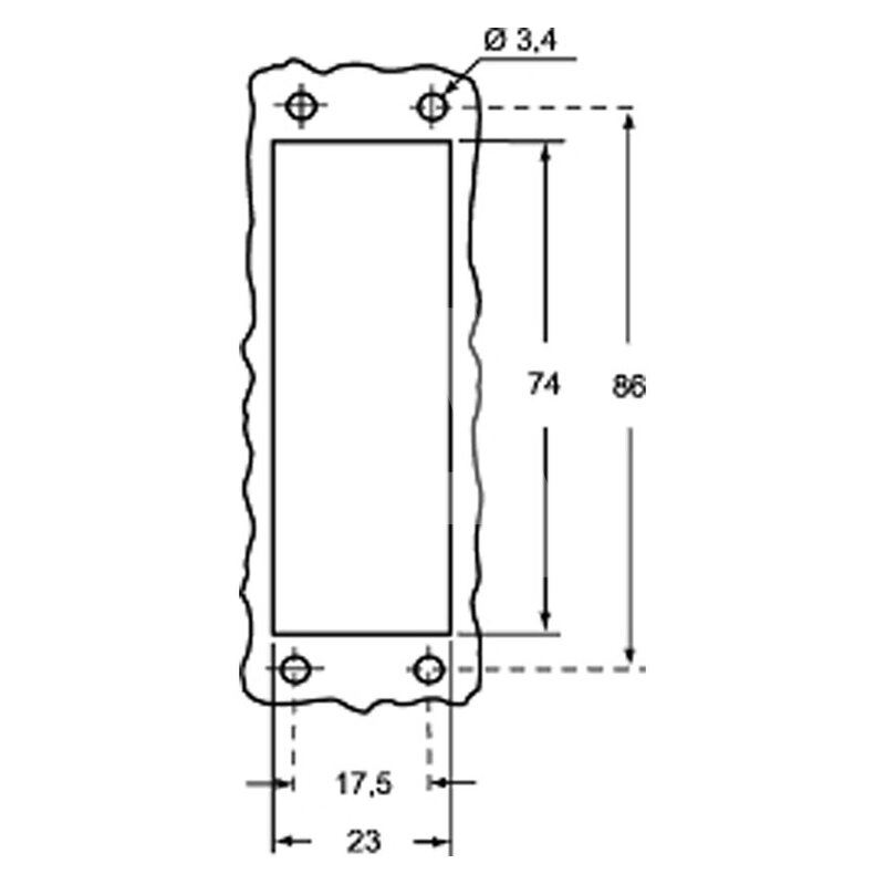 Obudowa gniazda, CZI 25 L - schemat1
