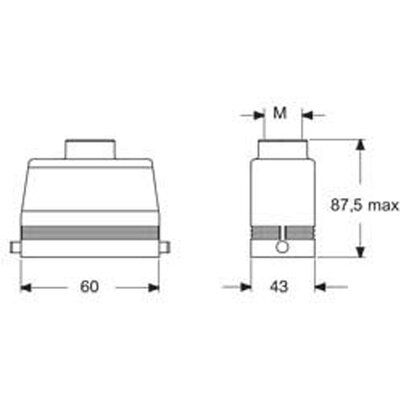 Obudowa wtyku, MAVE 06 L32 - schemat1