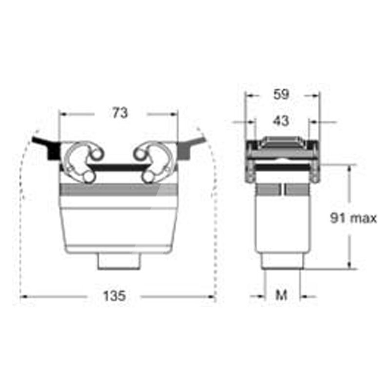 Obudowa wtyku, MAVE 10 G32 - schemat1