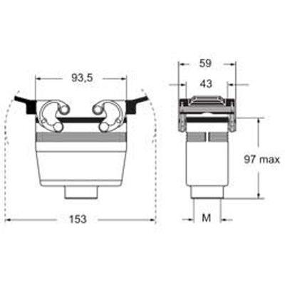 Obudowa wtyku, MAVE 16 G32 - schemat1
