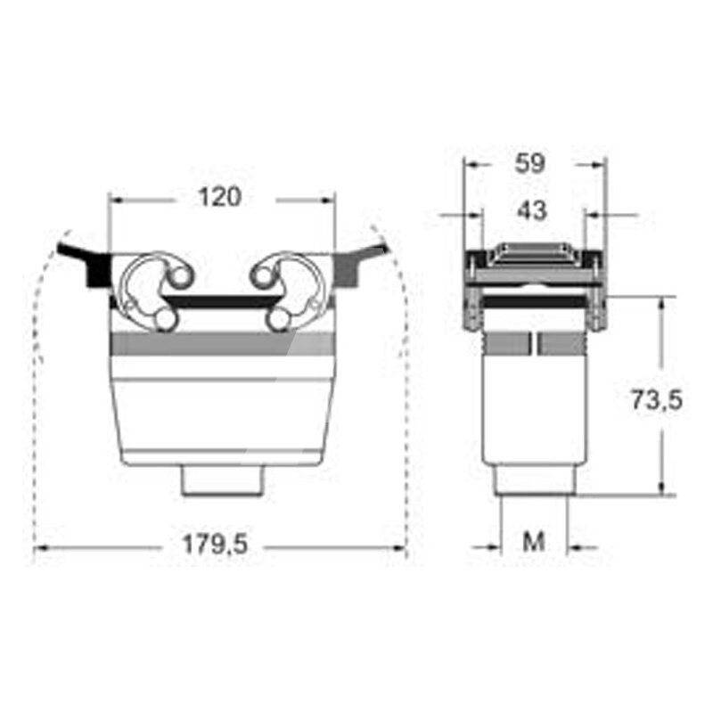 Obudowa wtyku, MAVE 24 G32 - schemat1