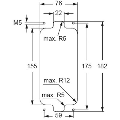 Obudowa wtyku, MBV 24.40DG - schemat 2