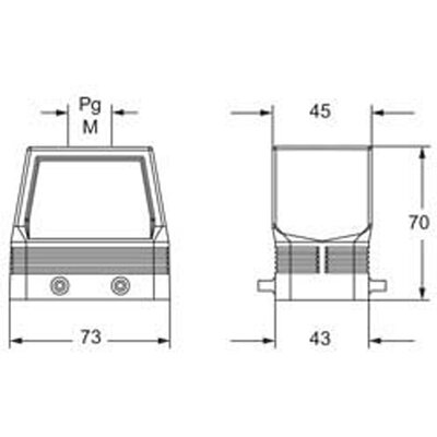 Obudowa wtyku, MFV 10.32 - schemat 1