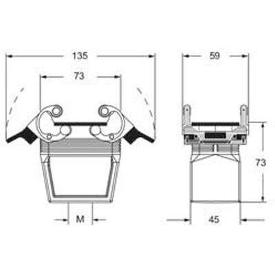 Obudowa wtyku, MFV 10 G40 - schemat 1
