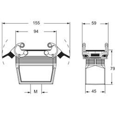 Obudowa wtyku, MFV 16 G40 - schemat 1