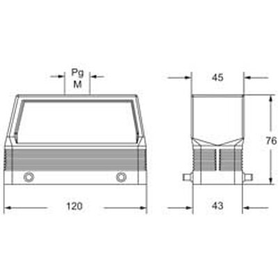 Obudowa wtyku, MFV 24.32 - schemat 1