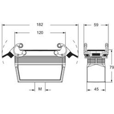 Obudowa wtyku, MFV 24 G40 - schemat 1