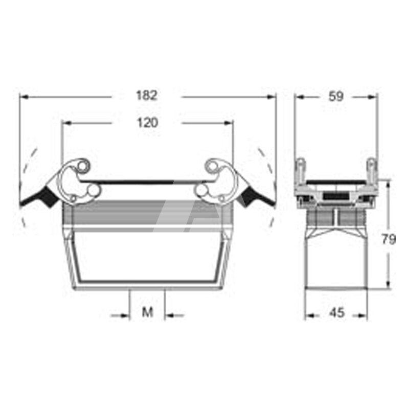 Obudowa wtyku, MFV 24 G40 - schemat 1