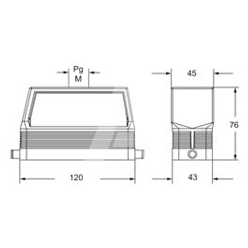 Obudowa wtyku, MFV 24 L40 - schemat 1