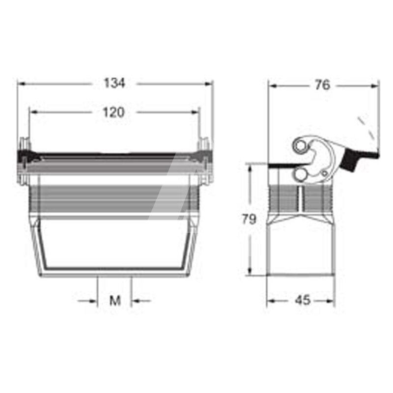 Obudowa wtyku, MFV 24 LG40 - schemat 1