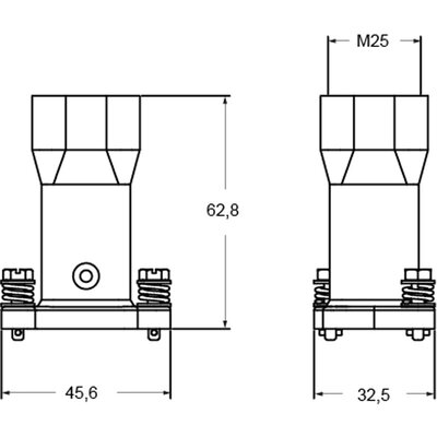 Obudowa wtyku, MGK V25 B - schemat1
