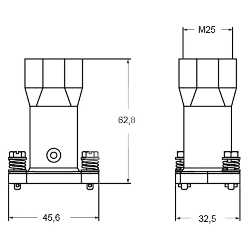 Obudowa wtyku, MGK V25 B - schemat1