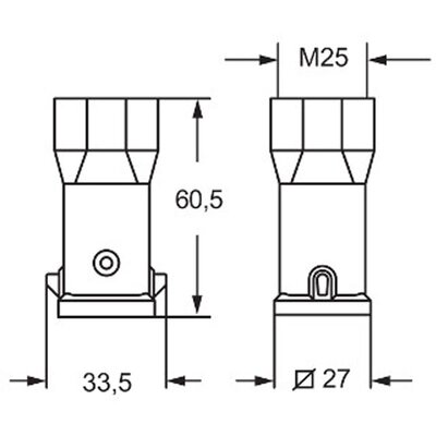 Obudowa wtyku, MKAG V25 - schemat1