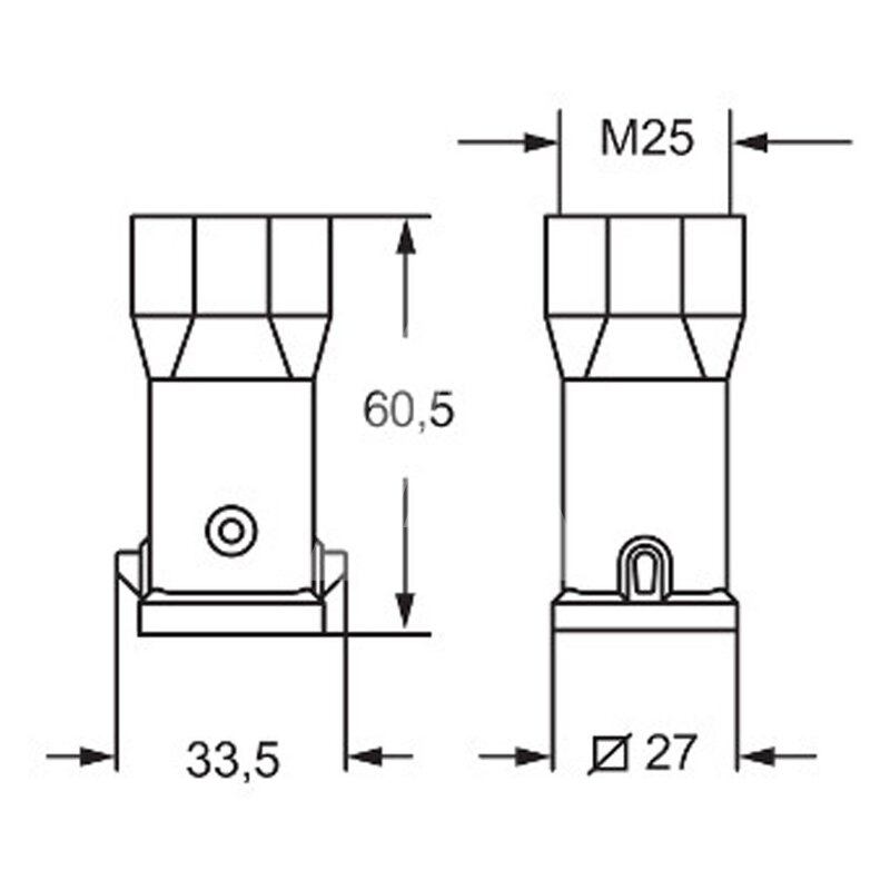 Obudowa wtyku, MKAG V25 - schemat1
