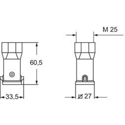 Obudowa wtyku, MKAS V25 - schemat1