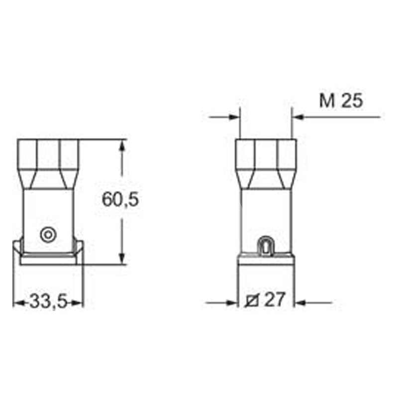 Obudowa wtyku, MKAS V25 - schemat1