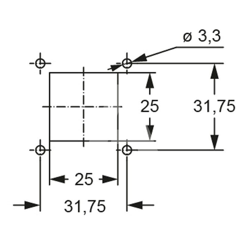 Obudowa gniazda, MKAX IAP25 - schemat2
