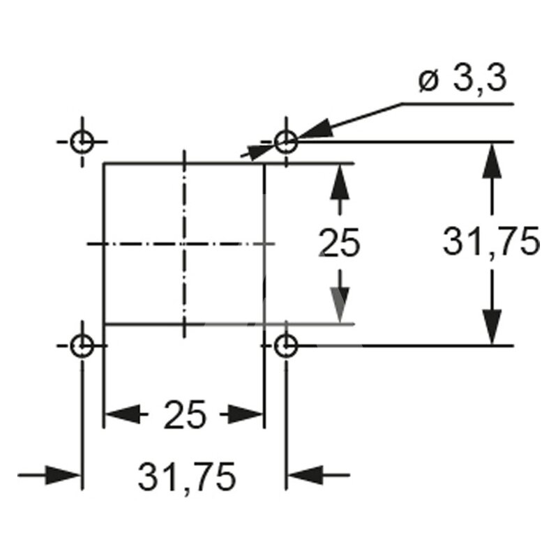 Obudowa gniazda, MKAXS IAP25 - schemat2
