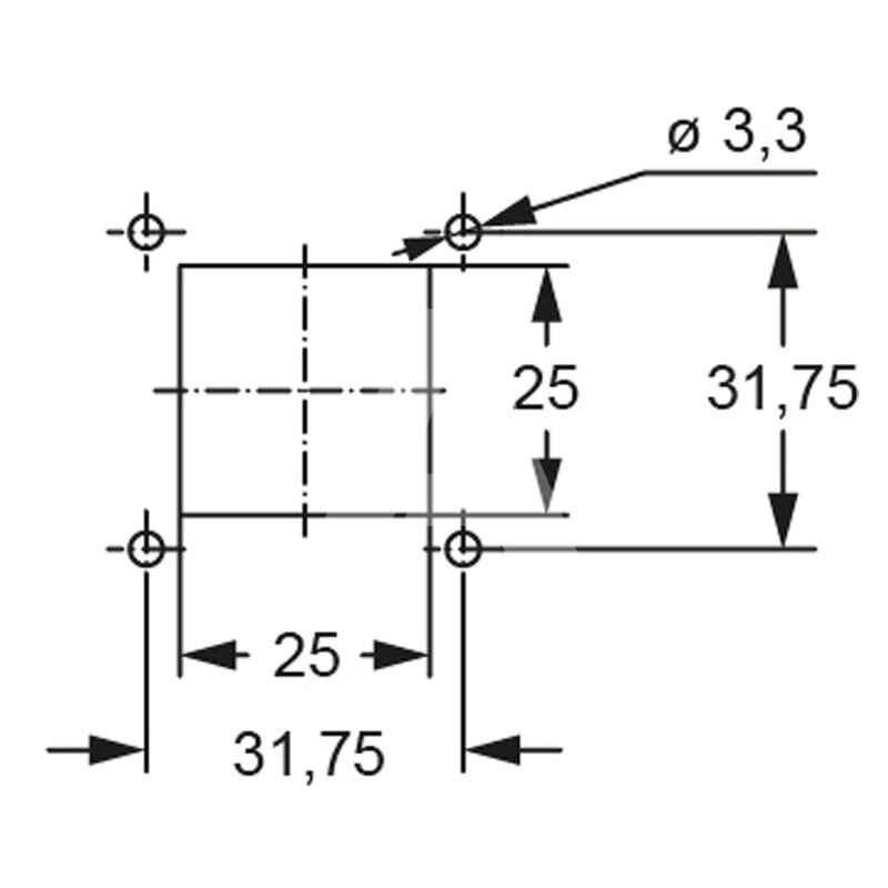 Obudowa gniazda, MKAXXS IAP25 - schemat2