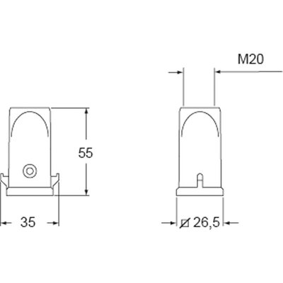 Obudowa wtyku, MKGH V20 - schemat1