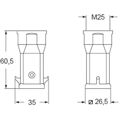 Obudowa wtyku, MKGH V25 - schemat1