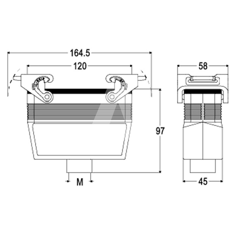 Obudowa wtyku, MLAV 24 G25 - schemat1