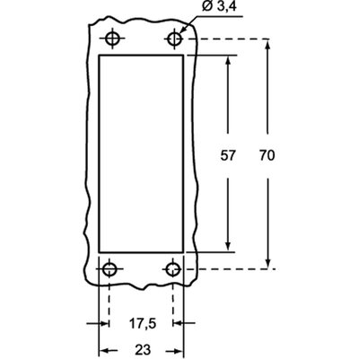 Obudowa gniazda, MZ7P 15 L25 - schemat1