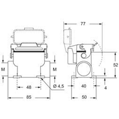 Obudowa gniazda, MZ7P 15LS225 - schemat2
