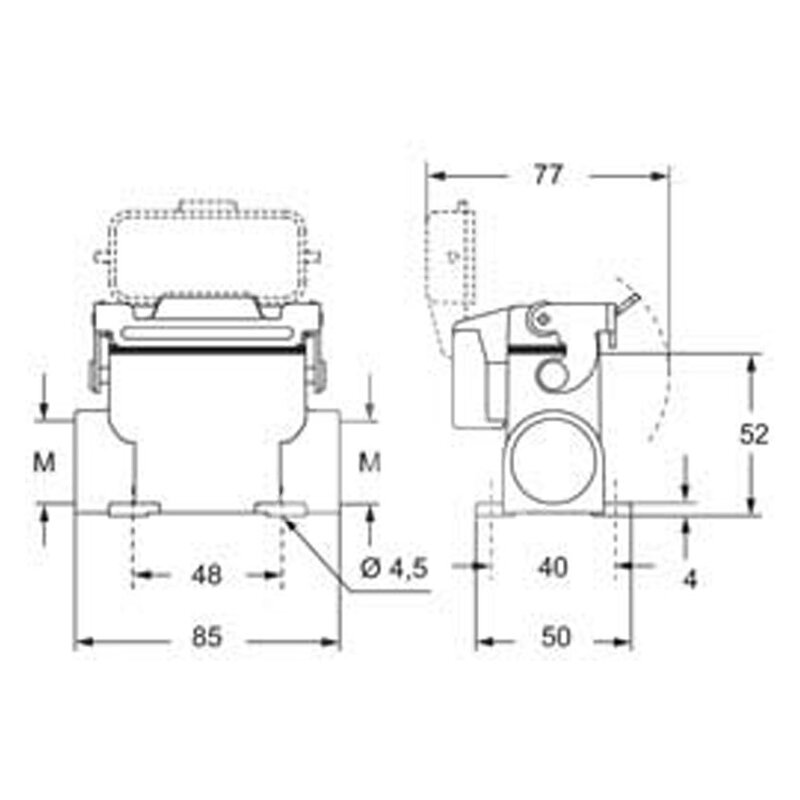 Obudowa gniazda, MZ7P 15LS225 - schemat2