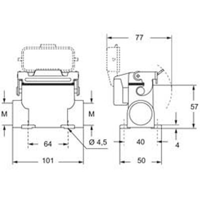 Obudowa gniazda, MZ7P 25 LS25 - schemat2