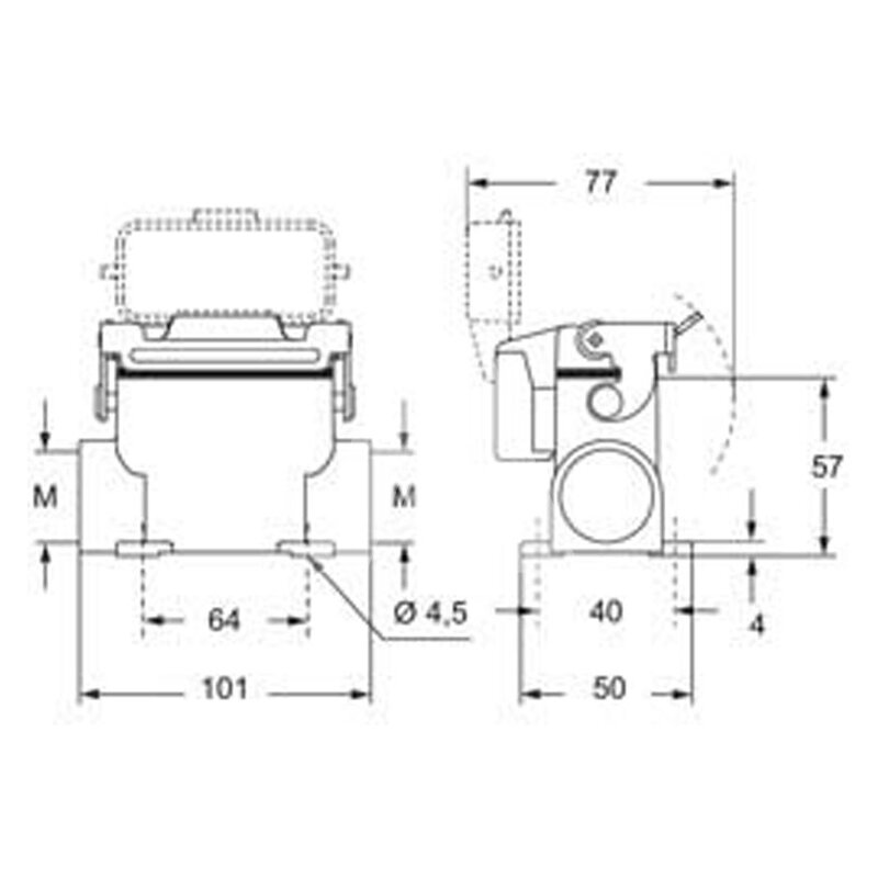 Obudowa gniazda, MZ7P 25LS225 - schemat1
