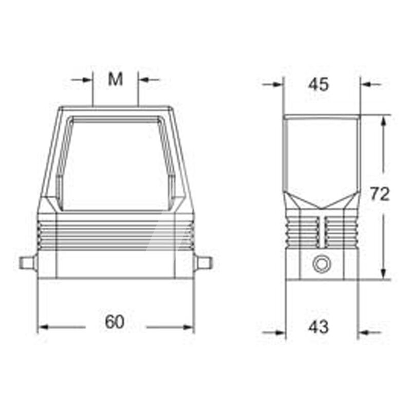 Obudowa wtyku, RFV 06 L32 - schemat1