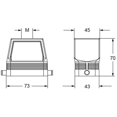 Obudowa wtyku, RFV 10 L32 - schemat1
