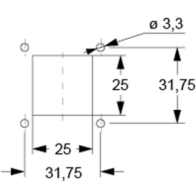 Obudowa gniazda, RKAX 03 IA4 - schemat2